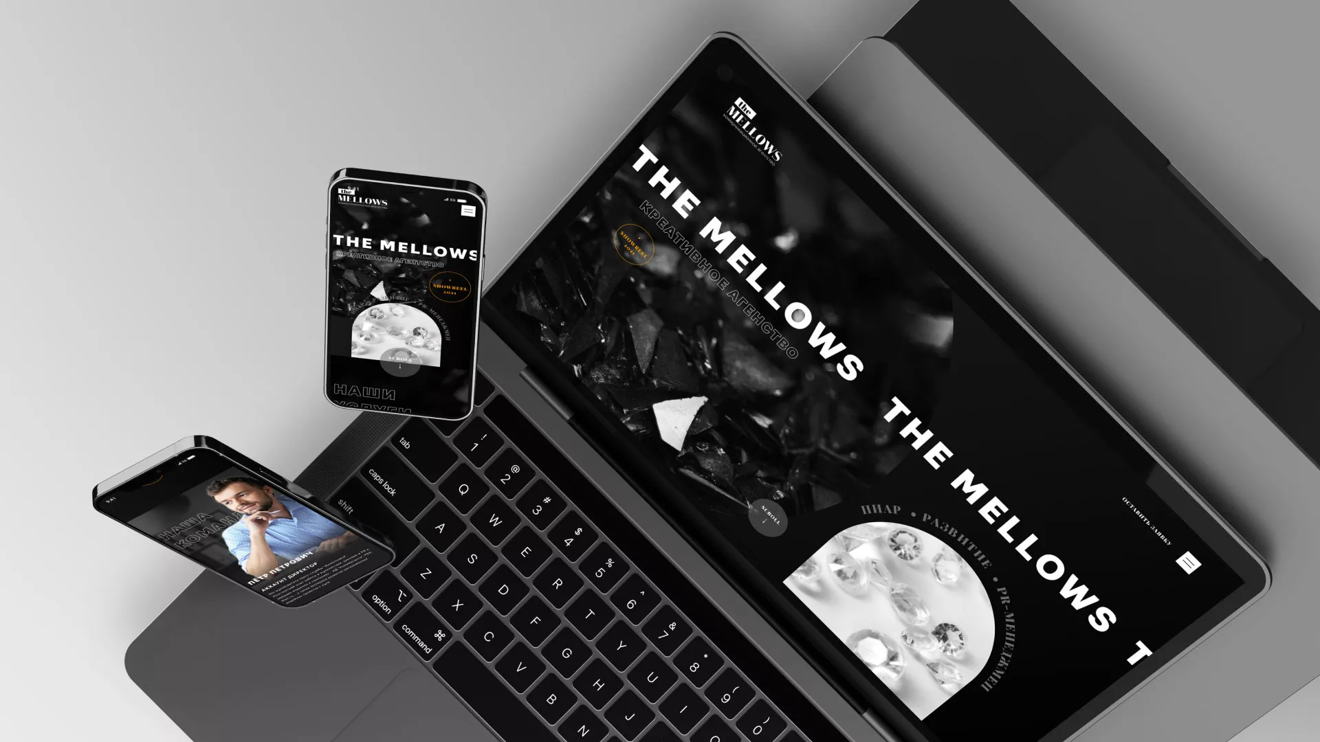 Разработка сайта креативного агентства «The Mellows» в Вяземском