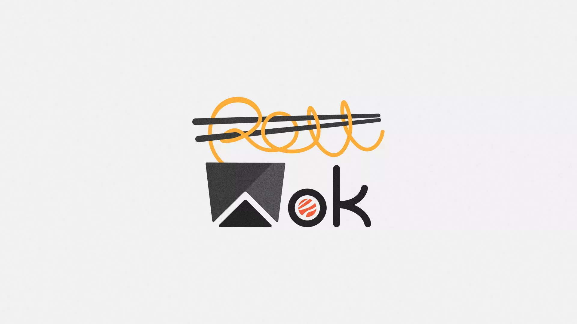 Разработка логотипа в Вяземском для суши-бара «Roll Wok Club» Разработка логотипа в Вяземском для суши-бара «Roll Wok Club»