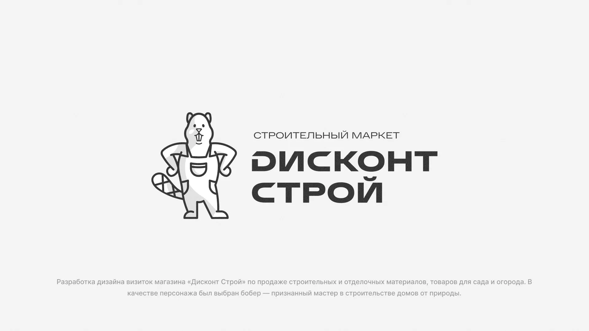 Разработка дизайна визиток магазина «Дисконт Строй» в Вяземском